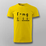 Force Of Gravity Equation T-shirt For Men Online India