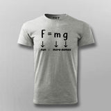Force Of Gravity Equation (Fun=More Game) T-shirt For Men