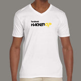Facebook Hackercup V Neck T-Shirt For Men Online India
