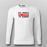 Kidnap Funny Full Sleeve T-Shirt For Men Online India