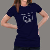 Feeling a Bit Off, Funny Geeky Joke Women’s T-shirt