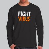 Fight Virus Full Sleeve T-Shirt India
