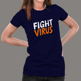 Fight Virus Women's Corona Virus T-Shirt