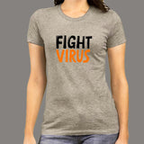 Fight Virus Women's Corona Virus T-Shirt