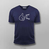 Funny Finger gun T-shirt For Men