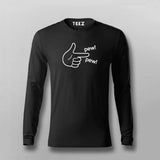 Funny Finger gun T-shirt For Men