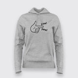Funny Finger gun T-Shirt For Women