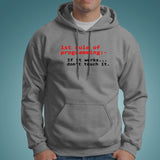First Rule Of Programming Hoodies Online India
