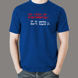First Rule of Programming Tee - Never Talk About Programming