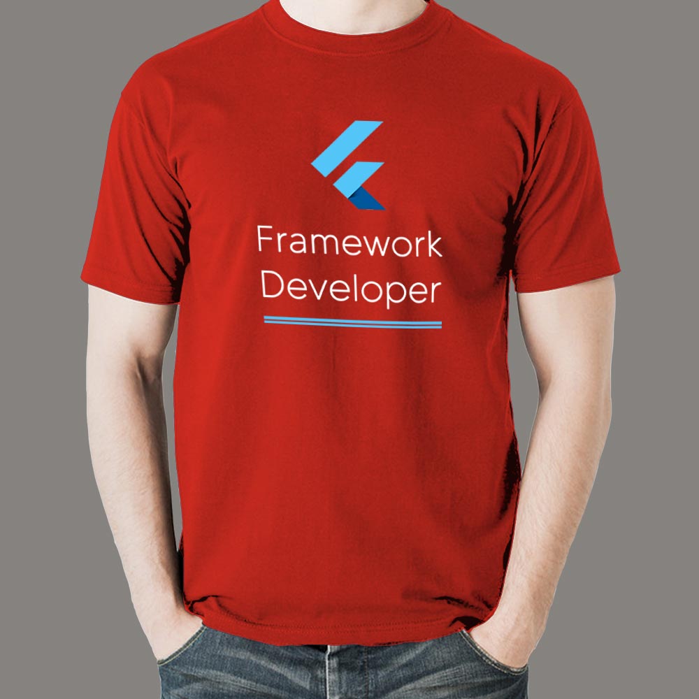 Flutter Developer T-Shirt - Build Beautiful Apps – TEEZ.in