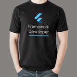 Flutter Framework Developer Men’s T-Shirt India