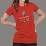 Flutter Framework Developer Women’s Profession T-Shirt