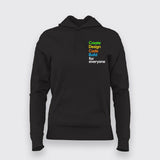 Create Design Code Build For Everyone Google Hoodie For Women Online India