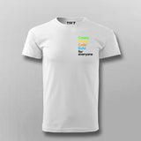 Create Design Code Build For Everyone Google T-shirt For Men