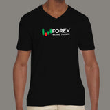 Forex Traders V-Neck T-Shirt For Men Online India
