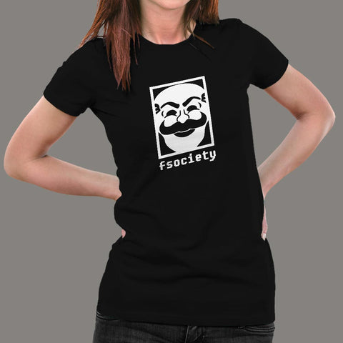 Fsociety T-Shirt For Women Online India
