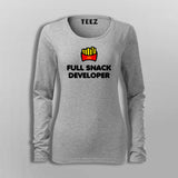 Full Snack Developer T-Shirt For Women