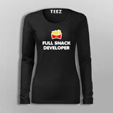 Full Snack Developer T-Shirt For Women