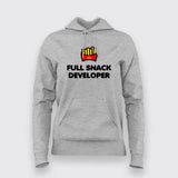 Full Snack Developer T-Shirt For Women