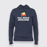 Full Snack Developer T-Shirt For Women