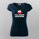Full Snack Developer T-Shirt For Women