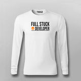 Full Stuck Developer Jokes T-shirt For Men