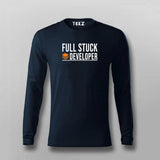 Full Stuck Developer Jokes T-shirt For Men