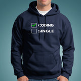Funny Coding Relationship Status Pun Code Programmer T-Shirt For Men