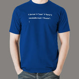 Funny Never Late Programming Coding Humour T-Shirt For Men