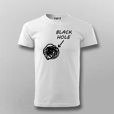 Funny Black Holes Men’s Science T-Shirt Online India