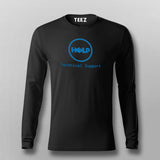 Funny Dell Parody Logo Computer Tech Support Fullsleeve T-Shirt India