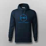 Funny Dell Parody Logo Computer Tech Support Hoodies For Men