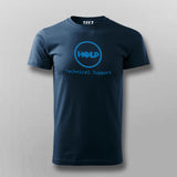 Funny Dell Parody Logo Computer Tech Support T-Shirt For Men