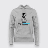 Funny Linux Cleaner Programmer Funny T-Shirt For Women