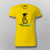 Funny Linux Cleaner Programmer Funny T-Shirt For Women Online  India