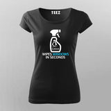 Funny Linux Cleaner Programmer Funny T-Shirt For Women Online Teez