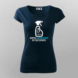 Funny Linux Cleaner Programmer Funny T-Shirt For Women