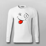 Funny smiley  T-shirt For Men