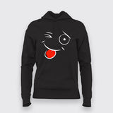 Funny smily Hoodies For Women Online India