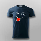 Funny smiley  T-shirt For Men