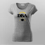 Future (DBA) Database Administrator Programmers T-Shirt For Women