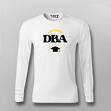 Future (DBA) Database Administrator Programmers Full sleeve T-shirt For Men Online Teez