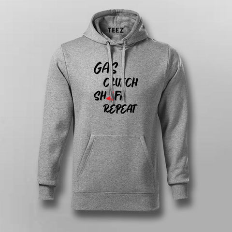 GAS CLUTCH SHIFT REPEAT Hoodies For Men