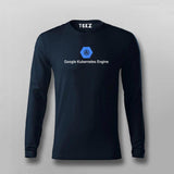 Google Kubernetes Engine Logo T-shirt For Men