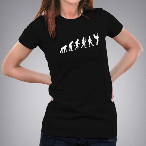 Guitarist Evolution Women’s T-shirt online india