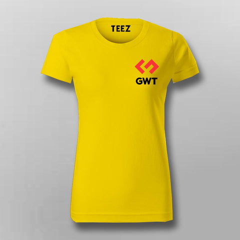 Google Web Toolkit (GWT) Chest Logo T-Shirt For Women Online India 