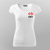 Google Web Toolkit (GWT) Chest Logo T-Shirt For Women