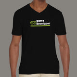 Game Developer V Neck T-Shirt online india