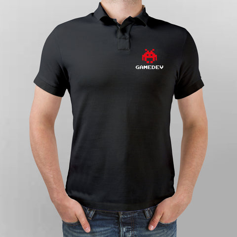 Game Developer Funny Gamer Polo T-Shirt For Men Online India
