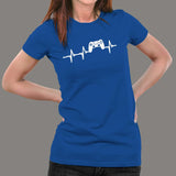 Gamer Heartbeat T-Shirt For Women